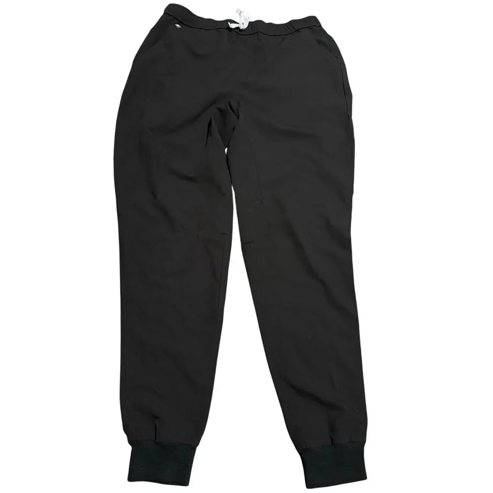 Figs Tansen Jogger Scrub Pant, Black & Gray, Medical, Men's Size XL Tall